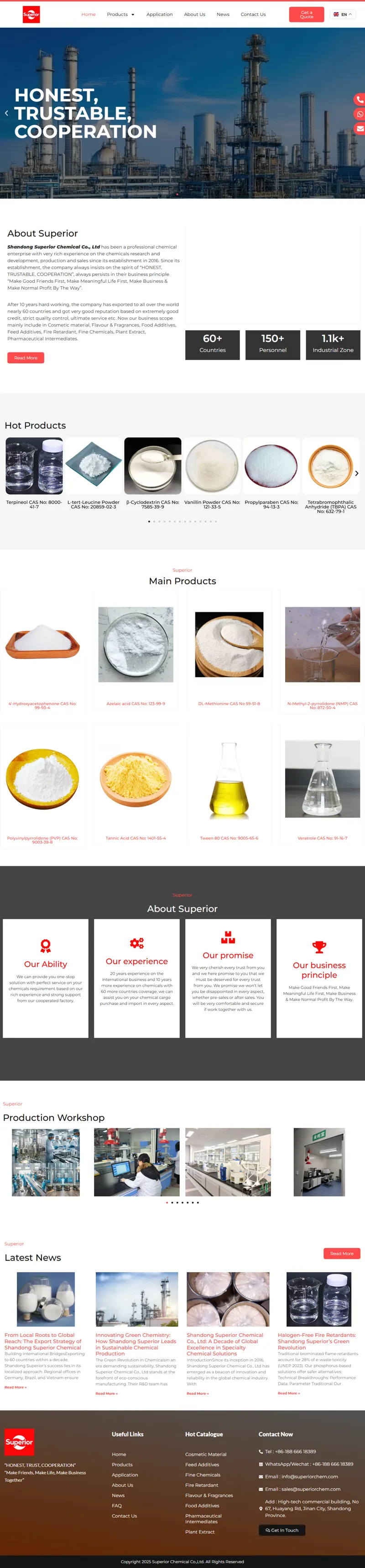Superior - China Chemical Factory Direct Sales 网页长截图